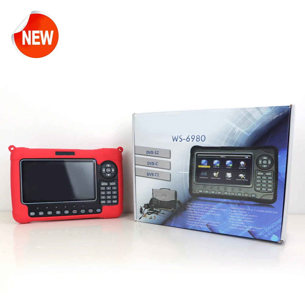 Highfly Dvb-S2-C-T2 950MHz-2150MHz Digital Hd Satellite Signal Finder Meter Satlink