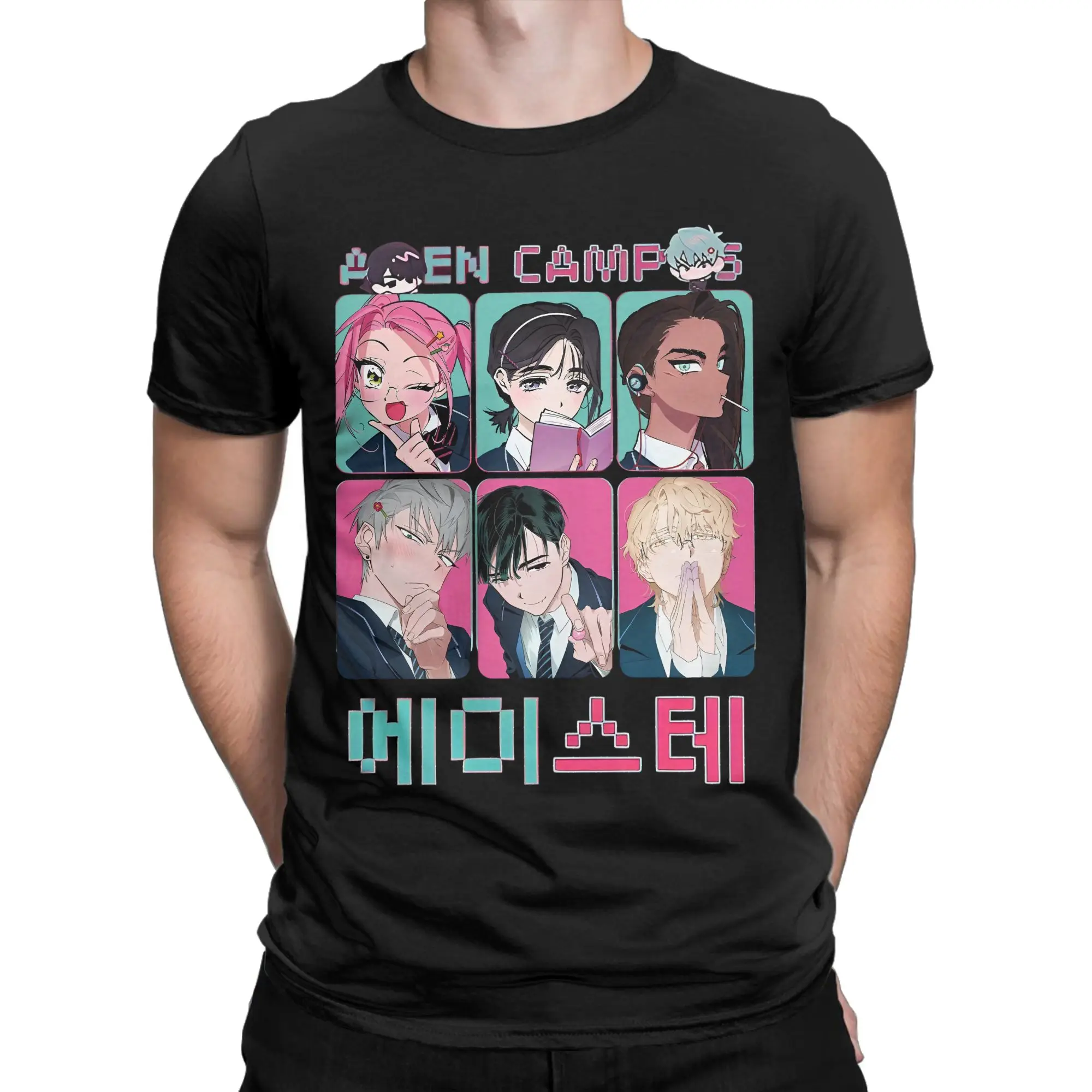 Men Women's Alien Stage Anime T Shirt Mizi Sua Till Ivan Hyuna Luka Pure Cotton Clothing Amazing Tee Shirt Plus Size T-Shirt