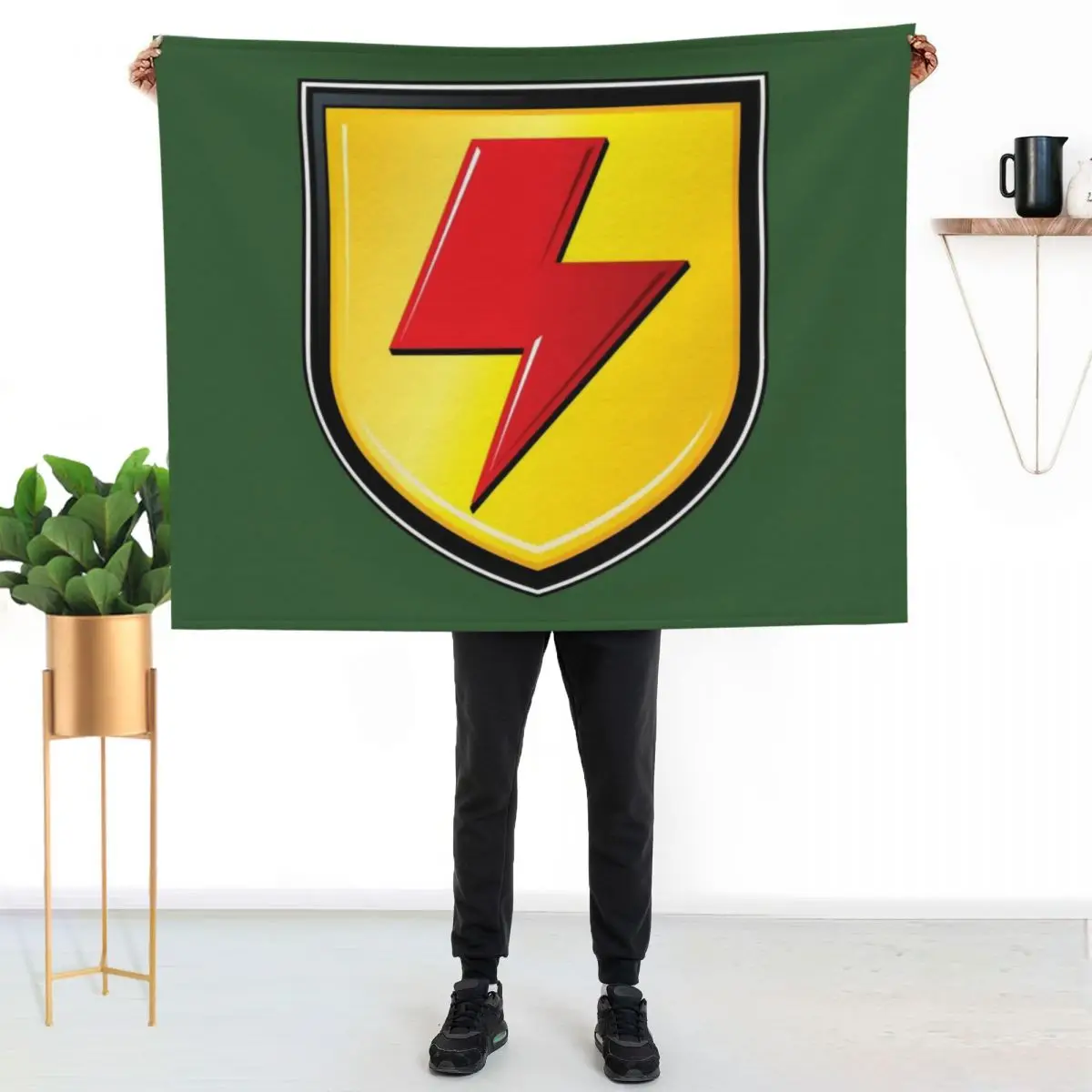 

Supa Strikas Shield Throw Blanket Multi Use Warm Blanket for Living Room Bedroom