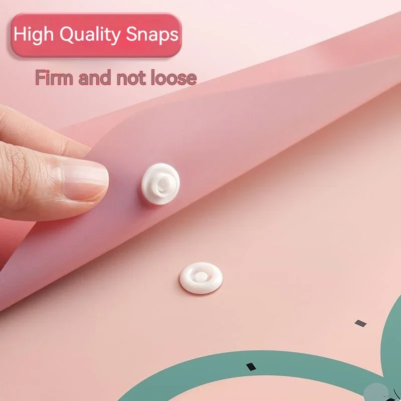 5pcs Disney A4 Cartoon File Bag Transparent Test Paper Stationery Storage Bag Pp Buckle Office Information File Bag Wholesale