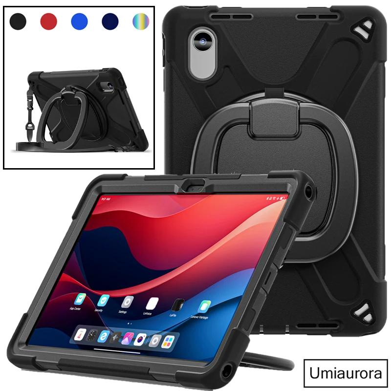 

Для Lenovo Idea Tab M11 11-дюймовый TB336FU TB330FU Xiaoxin Pad 11 дюймов 2025 TB335FC противоударный прочный чехол для планшета с кольцевой подставкой Funda