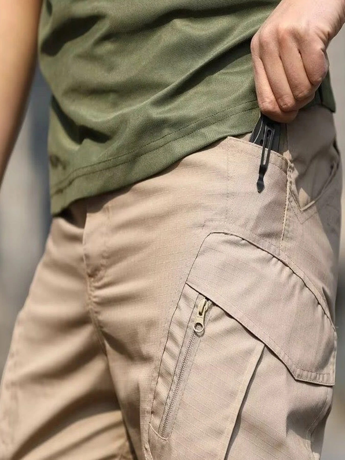 

Summer ice silk loose straight leg casual long pants for men's spring high street fashion brand assault pants