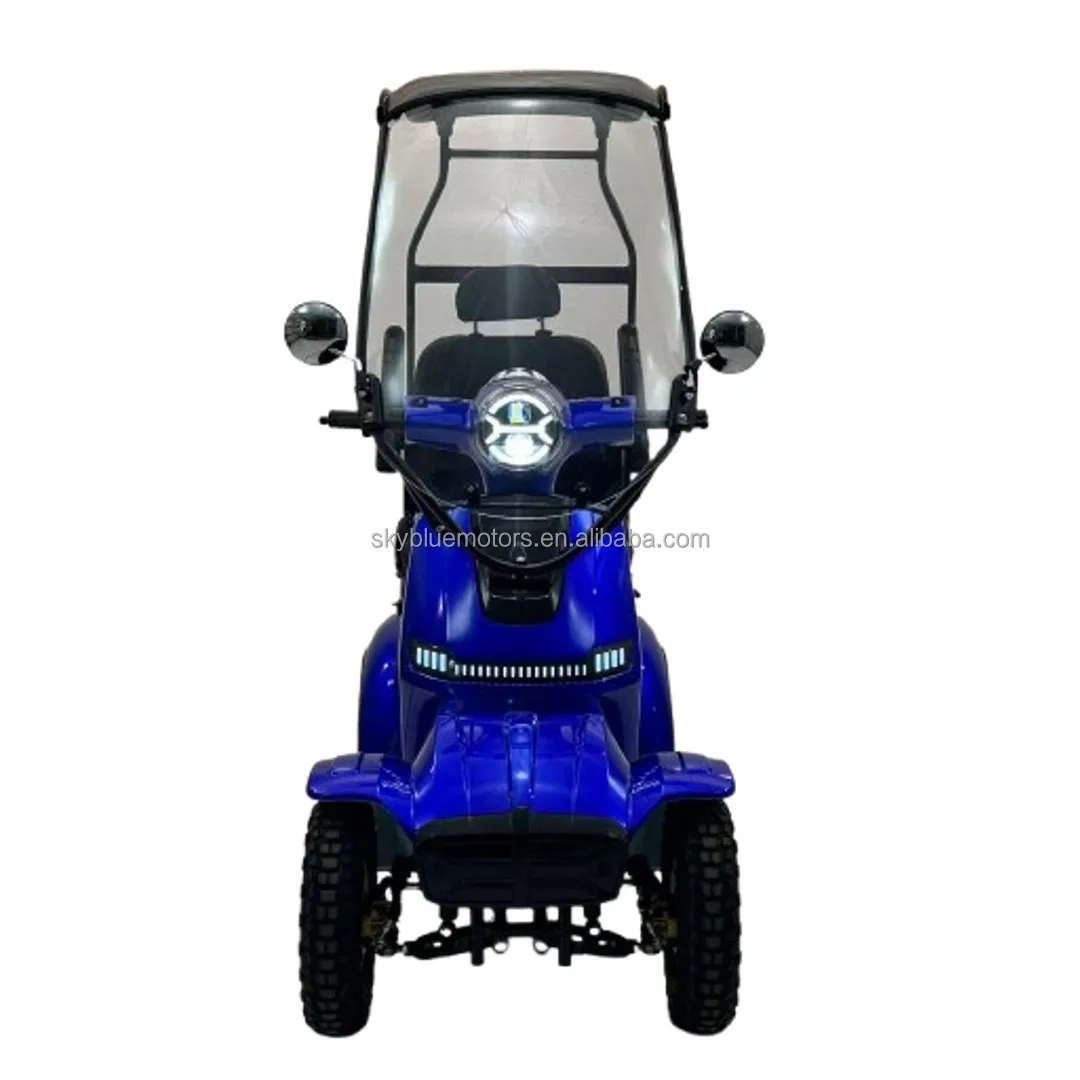 European Warehouse Hot Sale Heavy Duty Four-wheel Mobility Scooter 1000W Brushless Motor Full Suspension 200kg Load Capacity 60V