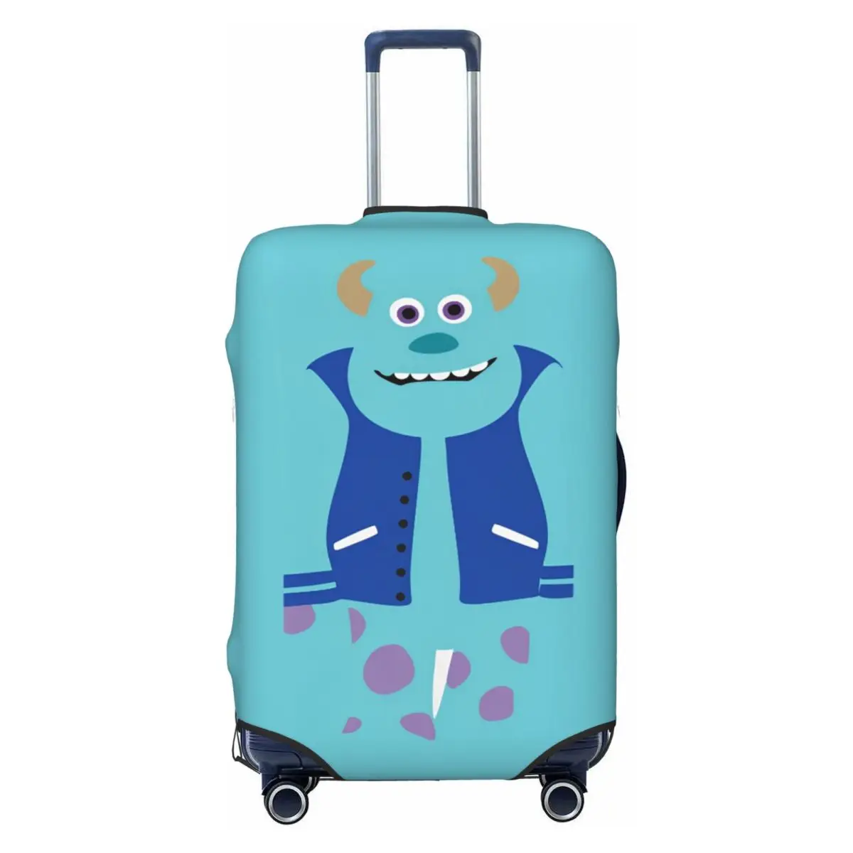 

Monsters University Inc James P. Sullivan Suitcase Cover Vacation Fun Luggage Case Business Protection