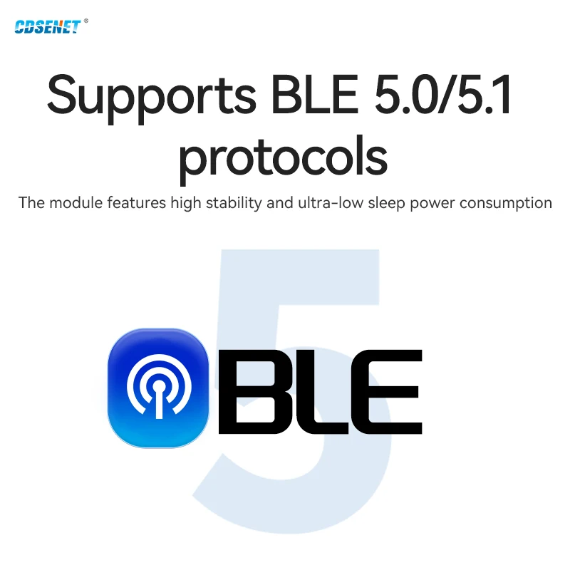 Płytka testowa modułu nRF52810 BLE 5.0, Beacon Ibeacon, moduł RF 2.4G, zestawy płyt rozwojowych Ebyte, interfejs USB E104-BT5010A — zdjęcie produktu 4