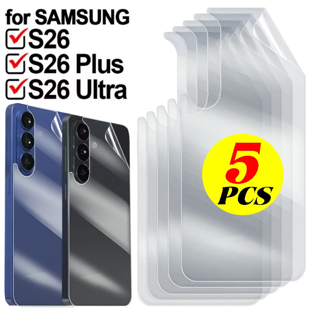 

Matte Back Hydrogel Film for Samsung Galaxy S26Ultra Anti-scratch Protective Film for Galaxy S26 Plus 1-5PCS Back Film Not Glass