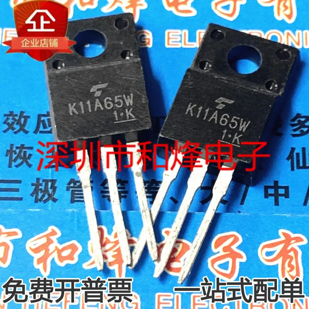 5PCS-10PCS TK11A65W TO-220F K11A65W 650V 11A ORIGINAL ON STOCK