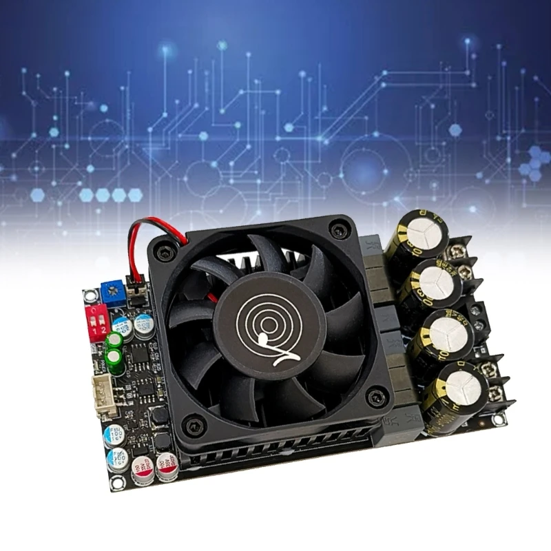 300W+300W+600W 2.1Channel Power Amplifier Board TPA3255 JRC2068 DC18-50V for Subwoofer Speaker Home