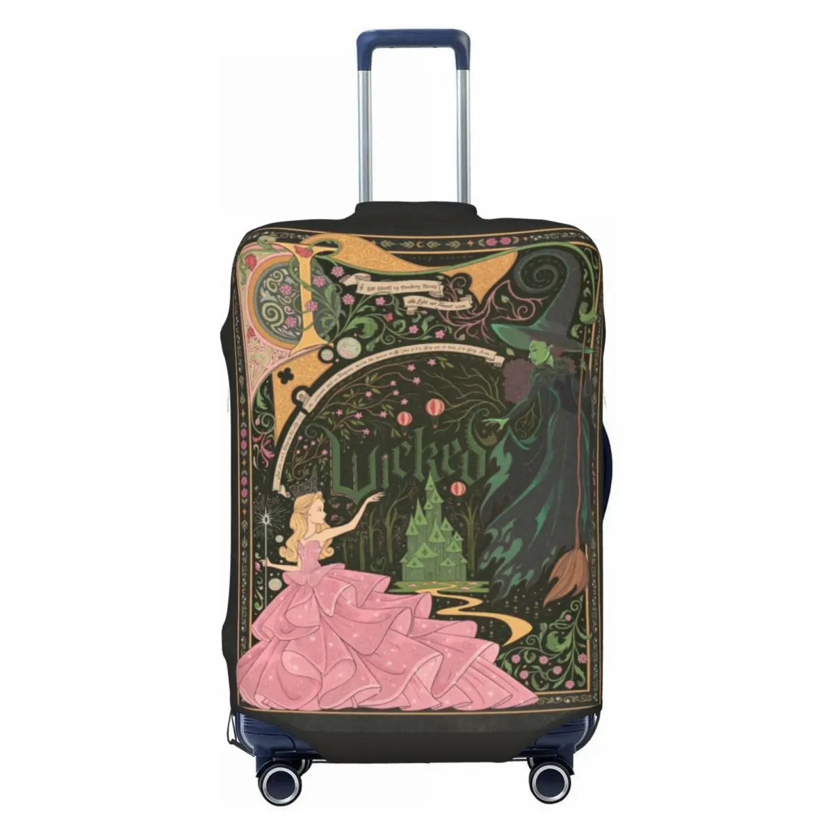 Wicked Musical Suitcase Cover Holiday Cruise Trip Practical Luggage Accesories Protection