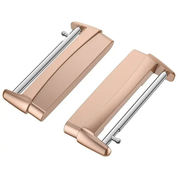 1Pair 20mm 22mm Band Adapter for Fitbit Versa3/4/sense Stainless Steel Smart Watch Strap Connector Accessories