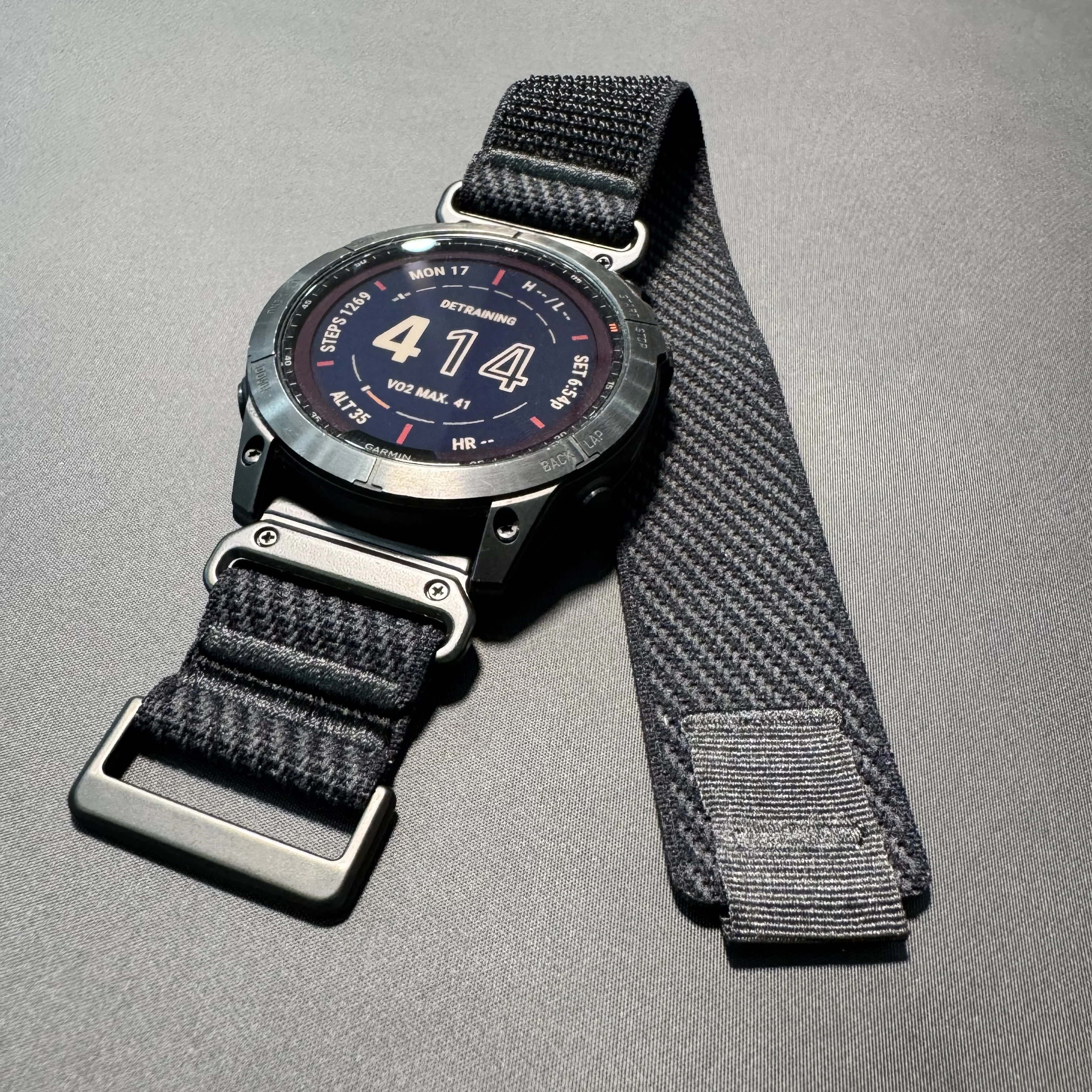 Nylon Loop Watch Strap For Garmin Fenix 8 7X 6X Pro Epix Pro Quick Fit 22mm 26mm Woven Nylon Magic Tape Sport Replacement Watch