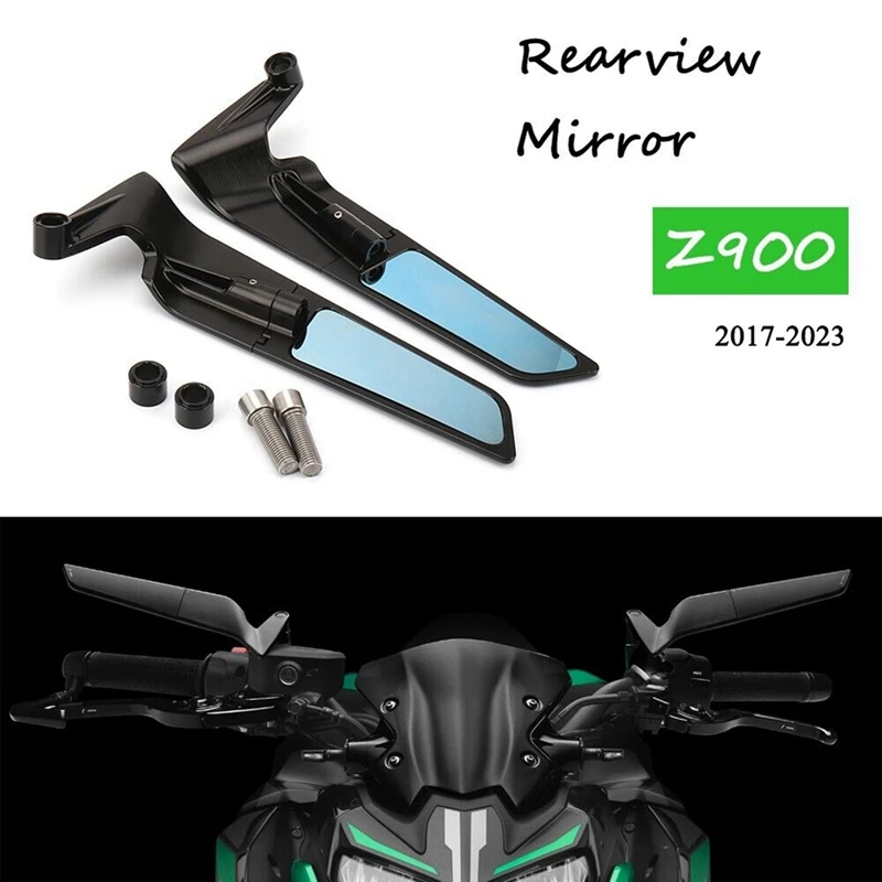 

Motorcycle Rear View Mirrors For Kawasaki Z900 Z1000 ABS Z800 ABS Z800 Rearview Side Mirrors Replacement Parts-X67A