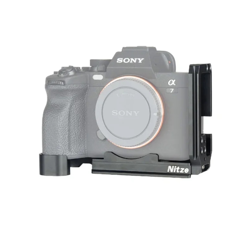 Nitze T-S07A L-образный кронштейн Arca Plate Горизонтальная и вертикальная съемная пластина для камеры A7 IV