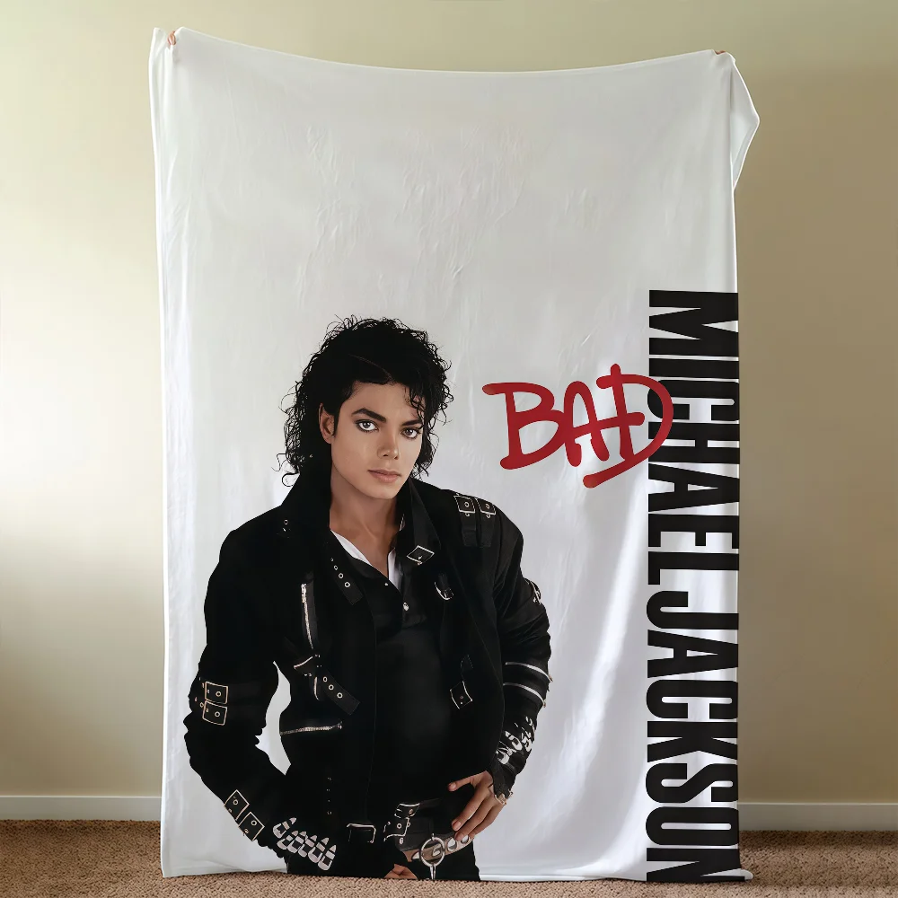 Singer M-Michael Jackson Blanket Soft Warm Furry Throw Super Kids Toys Bed Sofa Car Cradle