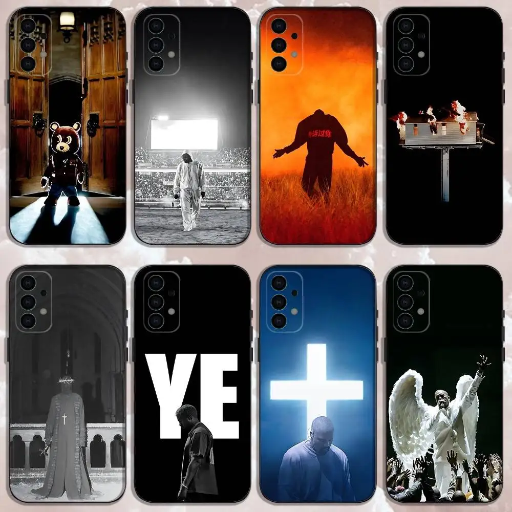 

K-Kanye West Bully Phone Case For Samsung Galaxy A73,31,32,72,41,53,52,71,22,5G,Note,J7,8,9 Soft Black Cover