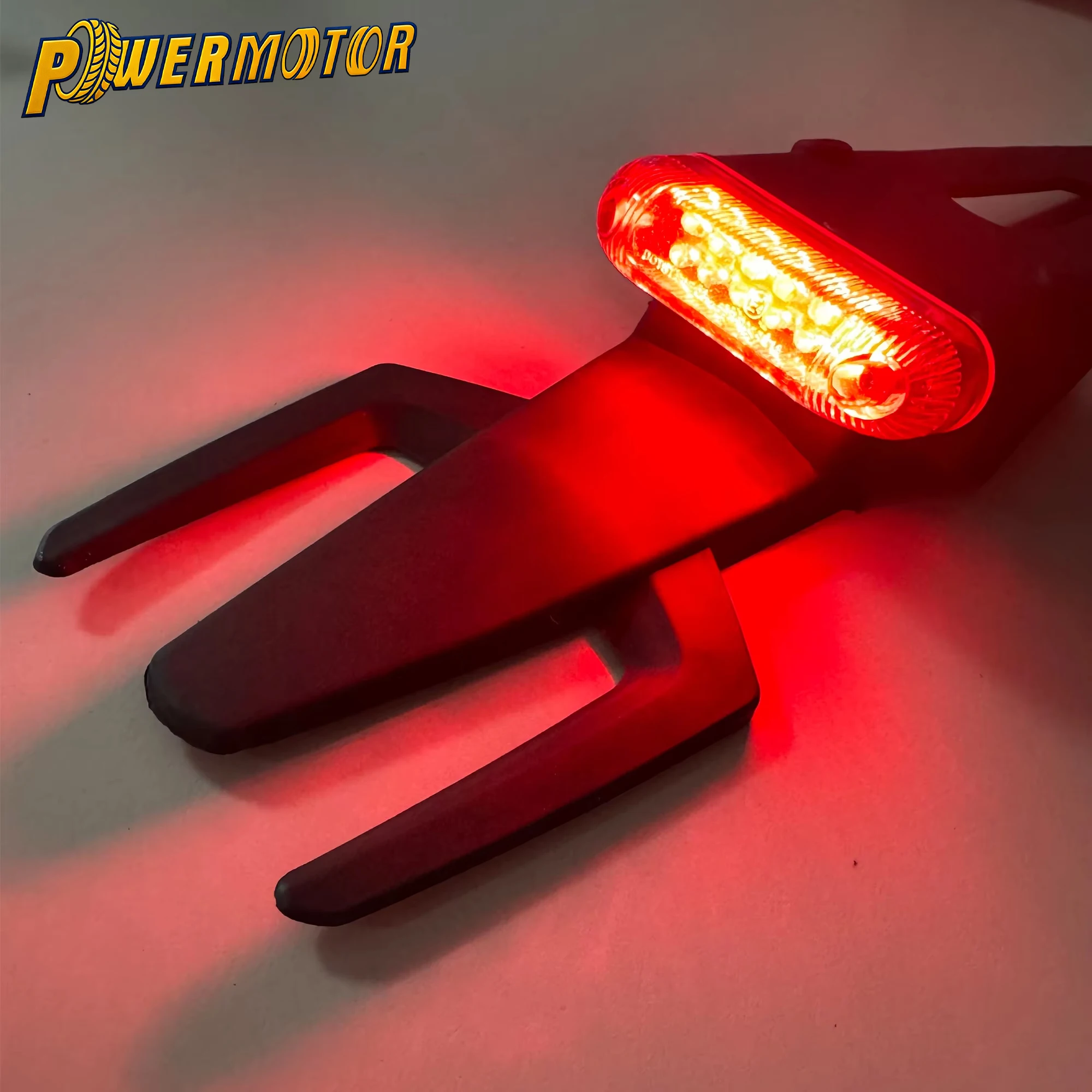 

Universal Motorcycle Taillight Brake Light Rear Fender For Honda Yamaha Kawasaki Dirt Bike Motocross Tail Light Modified Parts