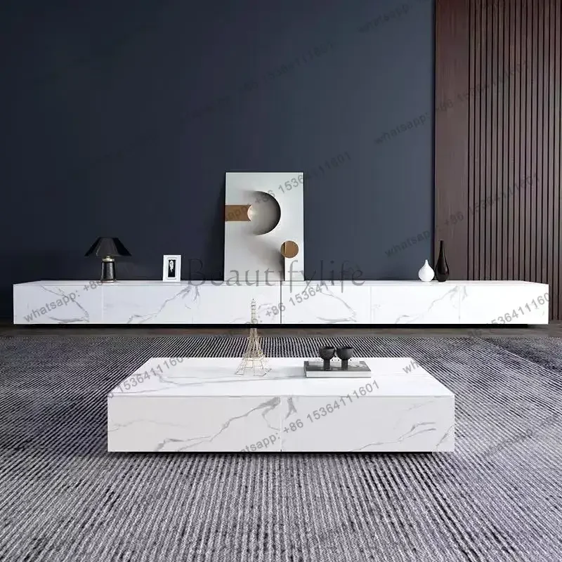 FG Universal Organizer Tv Stands Center Nordic Shelf Floor Fireplace White Nordic Salon Tv Table Luxury Muebles Home Furniture