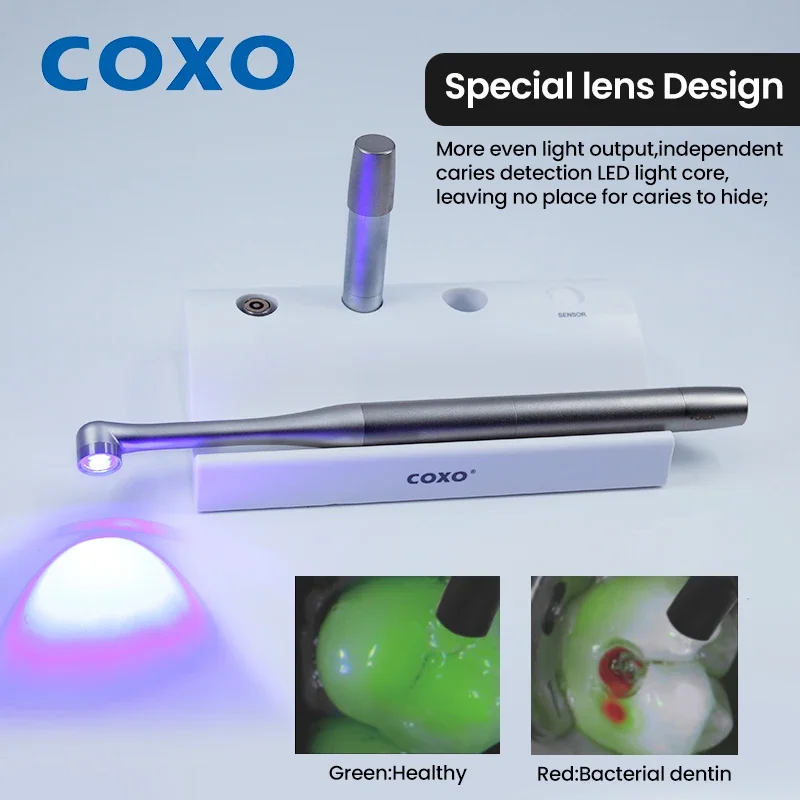 COXO Presents DB686 NANO - 360° Rotatable Cordless LED Curing Light with Dual Curing and Detection Modes for Dental Restorations