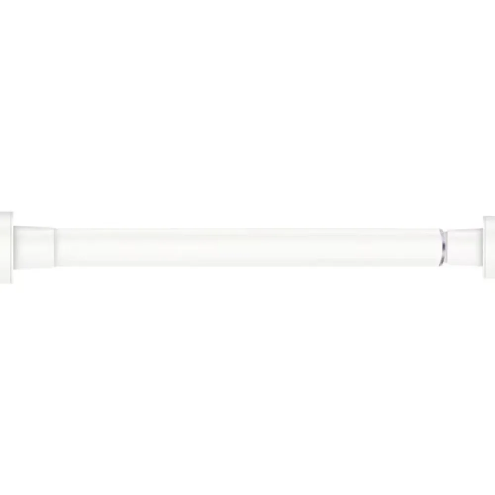 Metal Telescopic Door Curtain Rod Adjustable Length Multi-functional Spring Curtain Rod No Drilling Shower Curtain Pole