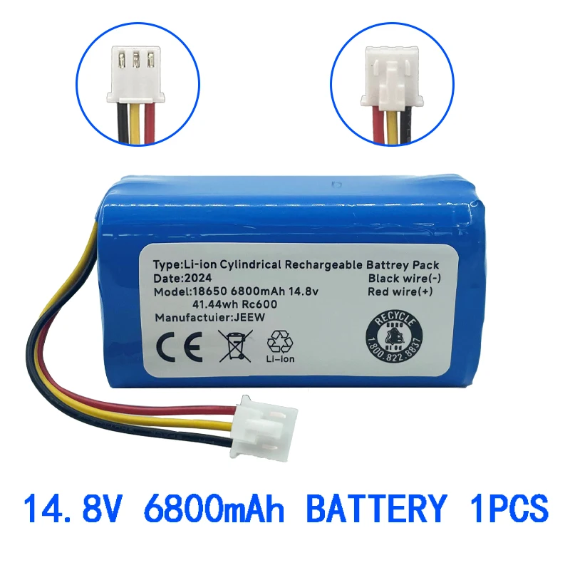 14.8V 3500mAh battery for E30B C30B liectroux, for Prosenic 800T, 830p, 820p, 820T, 820S 14.4V lithium-ion vacuum cleaner