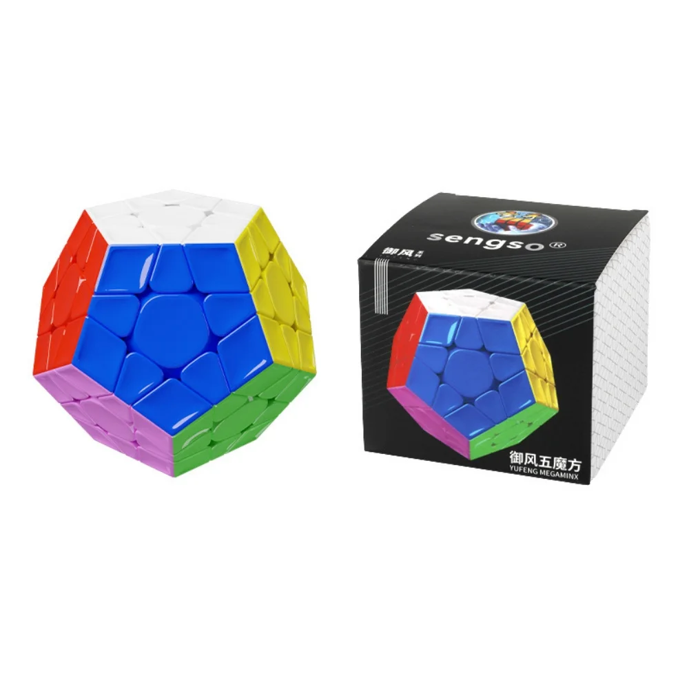 ShengShou YuFeng Maglev Magic Cube 12 Sides Megaminx Pyramid 3X3 Maglev Magic Cube Children Toy Professional Speed Puzzle