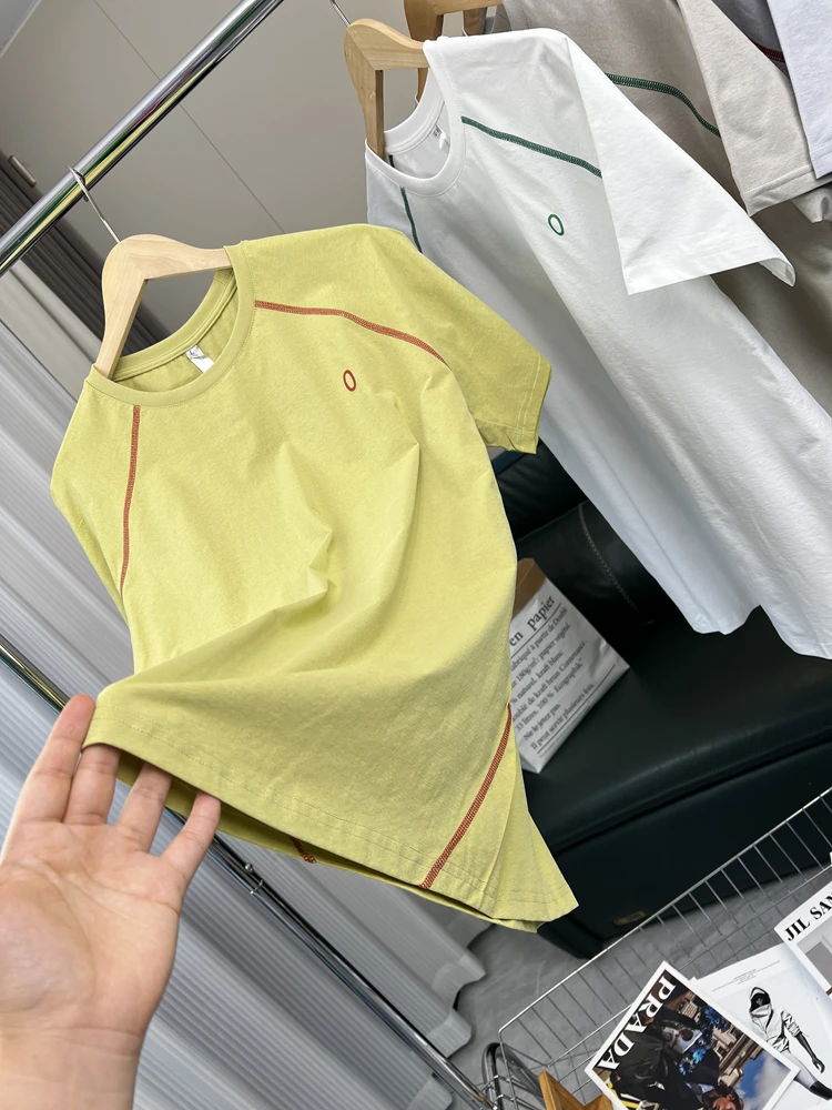 

Summer Outdoor Cycling Sport T-irt round Ne ort Sve Printed Youth Faion Stand Fit Men's And Women's Tee