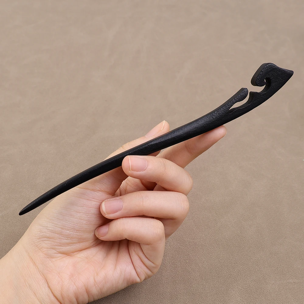 Frauen Sandelholz Haarnadeln Mädchen Alte Holz Retro Haar Sticks Clips Essstäbchen Handgemachte Kopfbedeckungen Chinesischen Stil Haar Zubehör – Detail 11