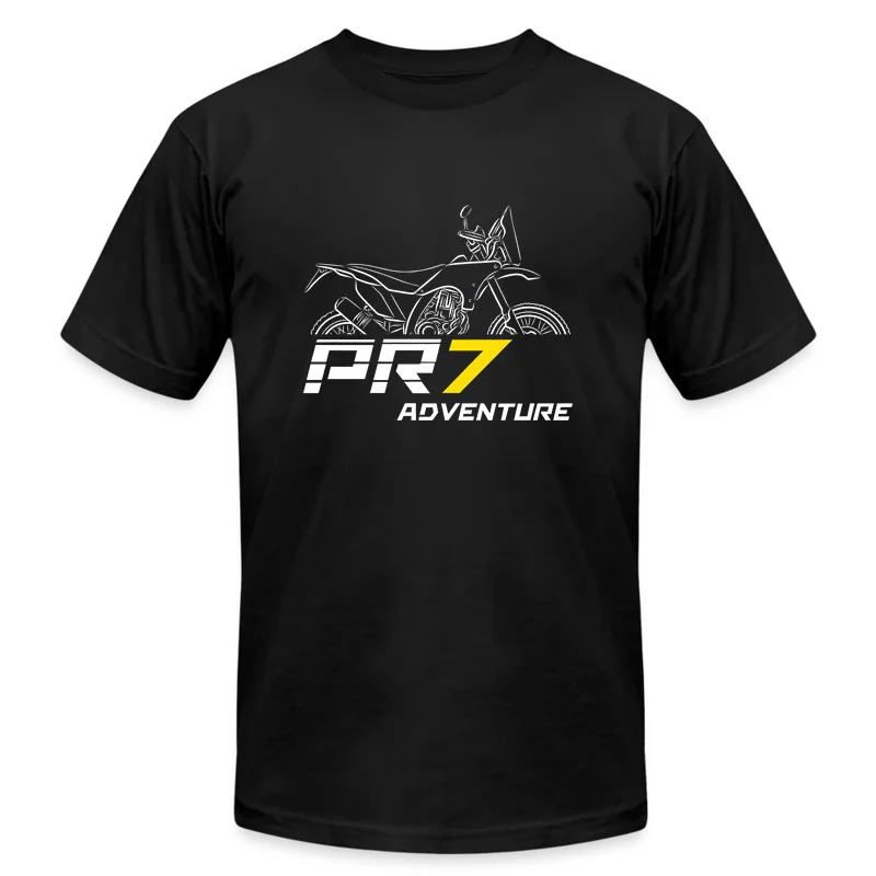 

2024 Men T Shirt Casual AJP PR7 Adventure 650 Motorcycle for ADV Riders T-shirt Graphic Summer Short Sleeves 100% Cotton S-3XL