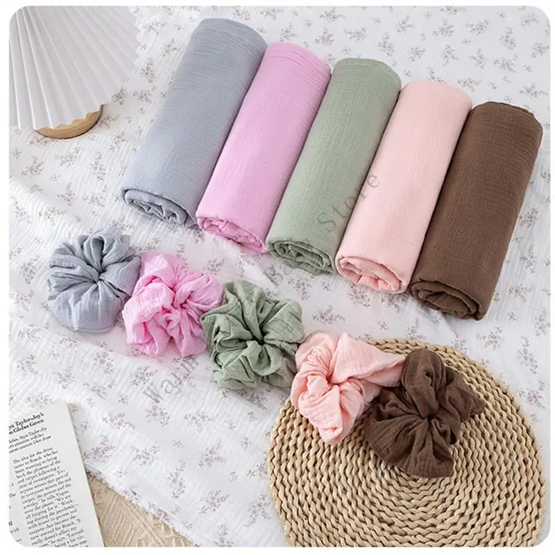 منشفة الرضاعة الطبيعية من XXFE مريلة تغذية الطفل مع حقيبة تخزين وربطة شعر بتصميم جميل #5