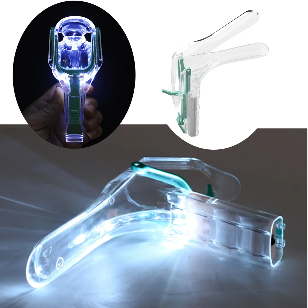 

1-10pcs LED Vaginal Speculum Reusable Professional Surface Painless Adjustable Medical Speculum for Women Ladies Checking