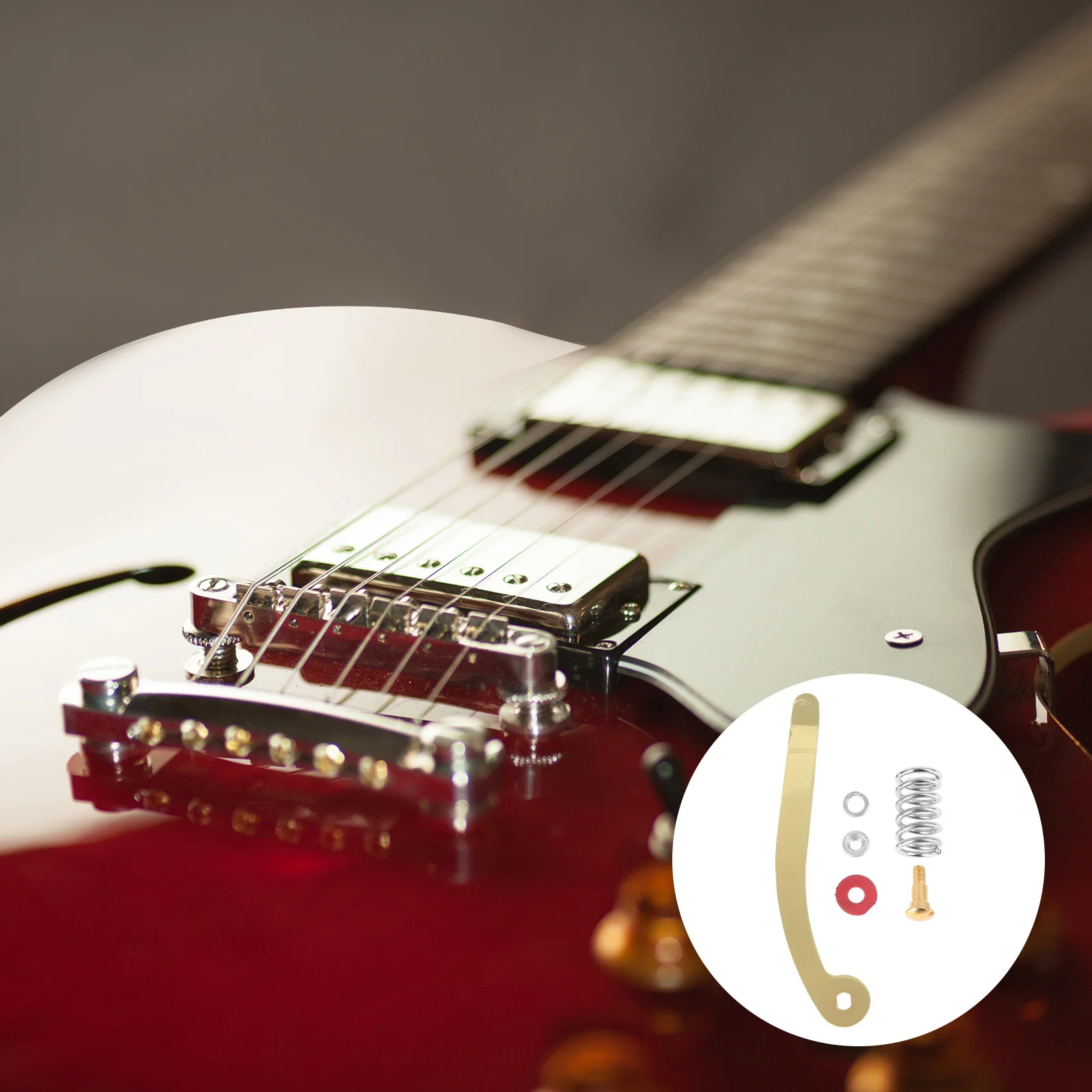 

Vibrato Bridge Tailpiece Golden Guitar Whammy Bar Replacement For Electric Jazz Guitar Tremolo Parts Cranking Kit