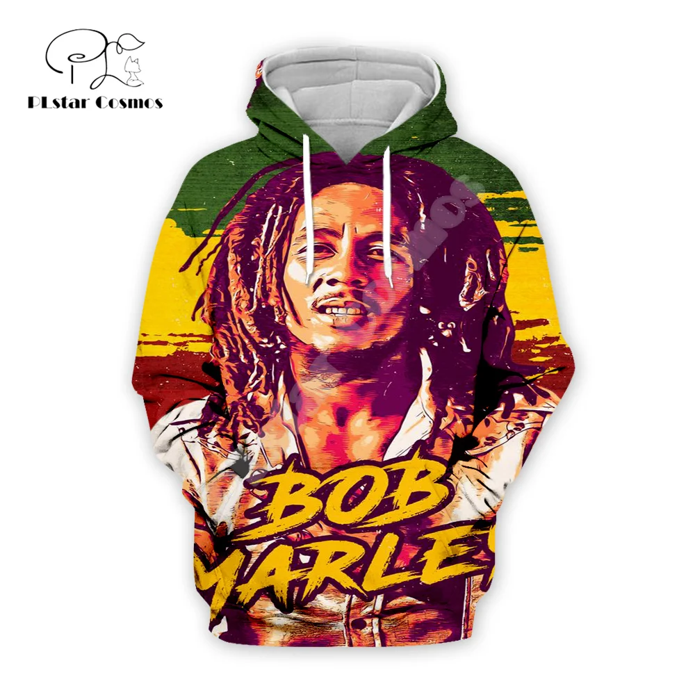 

NewFashion Bob Marley Reggae Musician Rastafari Lion Tattoo Vintage 3DPrint Men/Women Pullover Harajuku Casual Jacket Hoodies X4