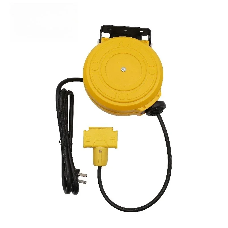 Heavy‑Duty Automatic Retractable Electric Cable Reel, Self‑Rewind Extension Cord Reel Mechanism, Retractable Electric Hose