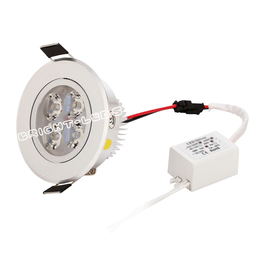 4pcs/lot 3W 4W 5W LED Downlight Items Spot Light Cabinet Light Adjustable Dimmable 2 Years Warranty Home Decoration