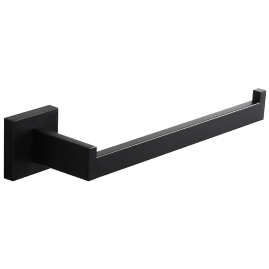 Bathroom Hand Towel Holder Hand Towel Bar 10 Inche Right Side Square Towel Ring for Kitchen Cabinet Toilet Door Wall Mount Stai