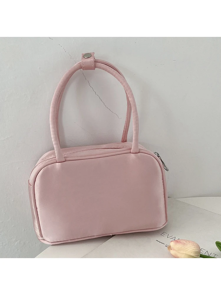 Summer Simple Fashion Women\'s Handbags Cute Pink Casual Commuting All-match Bags High Quality Daily Underarmbags