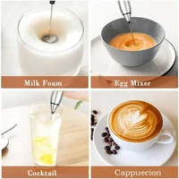 Portable Electric Milk Frothers Handheld Blender USB Mini Coffee Maker Whisk Mixer Cappuccino Cream Egg Beater Food Blender 2