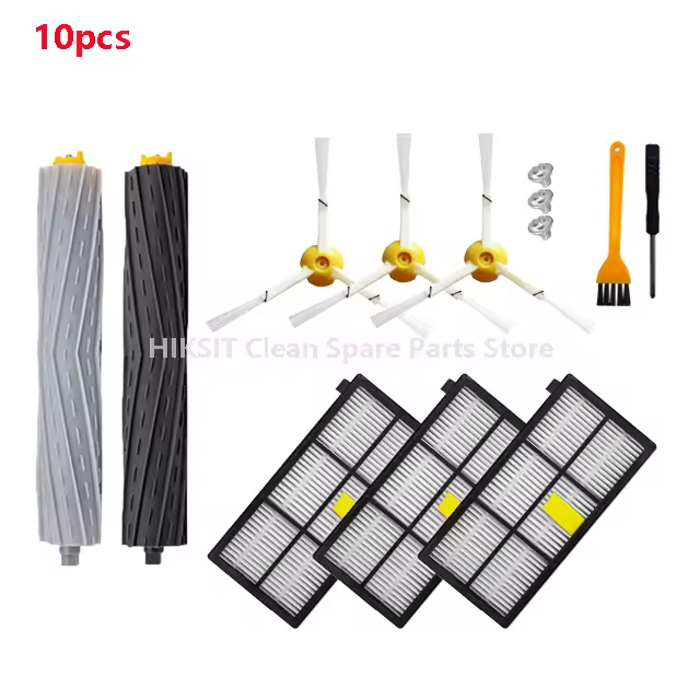 For iRobot Roomba 800 900 Series 860 870 880 890 966 980 Vacuum Cleaner Side Roller Brush Parts Hepa Filter Wheel Replacement - Image 13