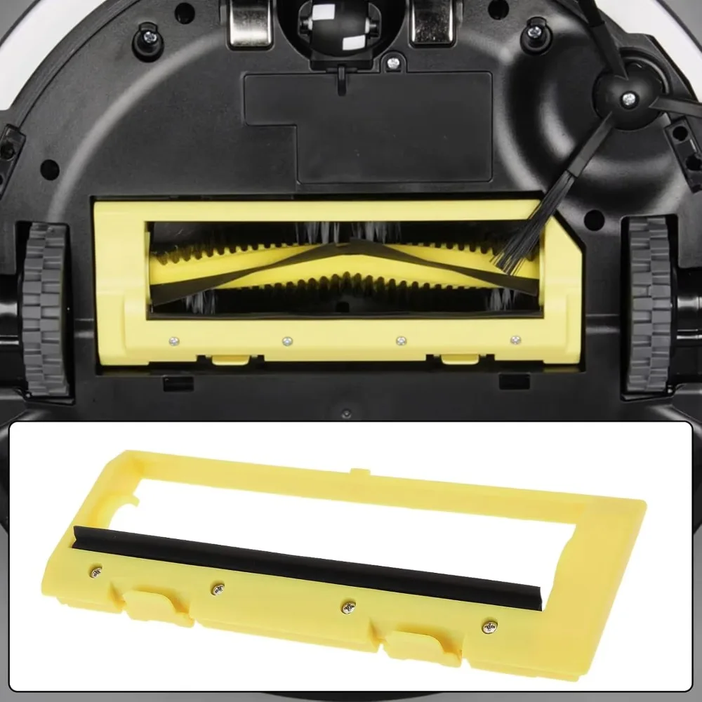 

Main Brush Cover 16.5*5.7*1.3cm For Ilife For A4 For A6 For A9 Series Vacuum Cleaner Parts Lightweight Yellow ABS