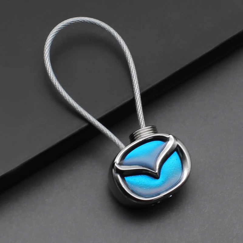 3D Metal/Leather Car Styling Keychain Key Rings Various Styles Are Suitable For Mazda Axela 2 CX5 CX3 MX5 CX7 CX90 CX60 CX50 MPE