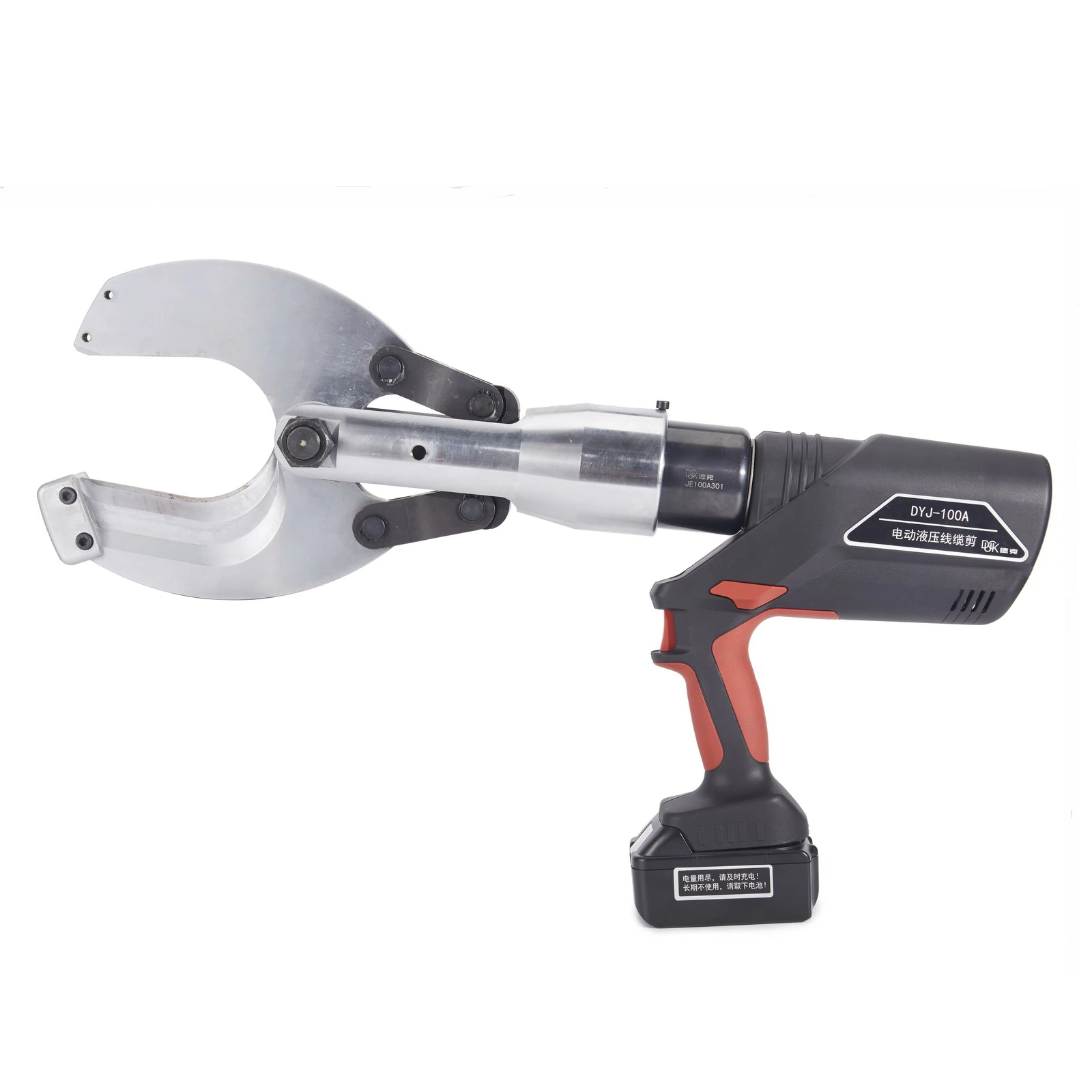 Factory outlet 100mm hydraulic battery exhaust pipe cutter  electric cutting tool cordless cutters