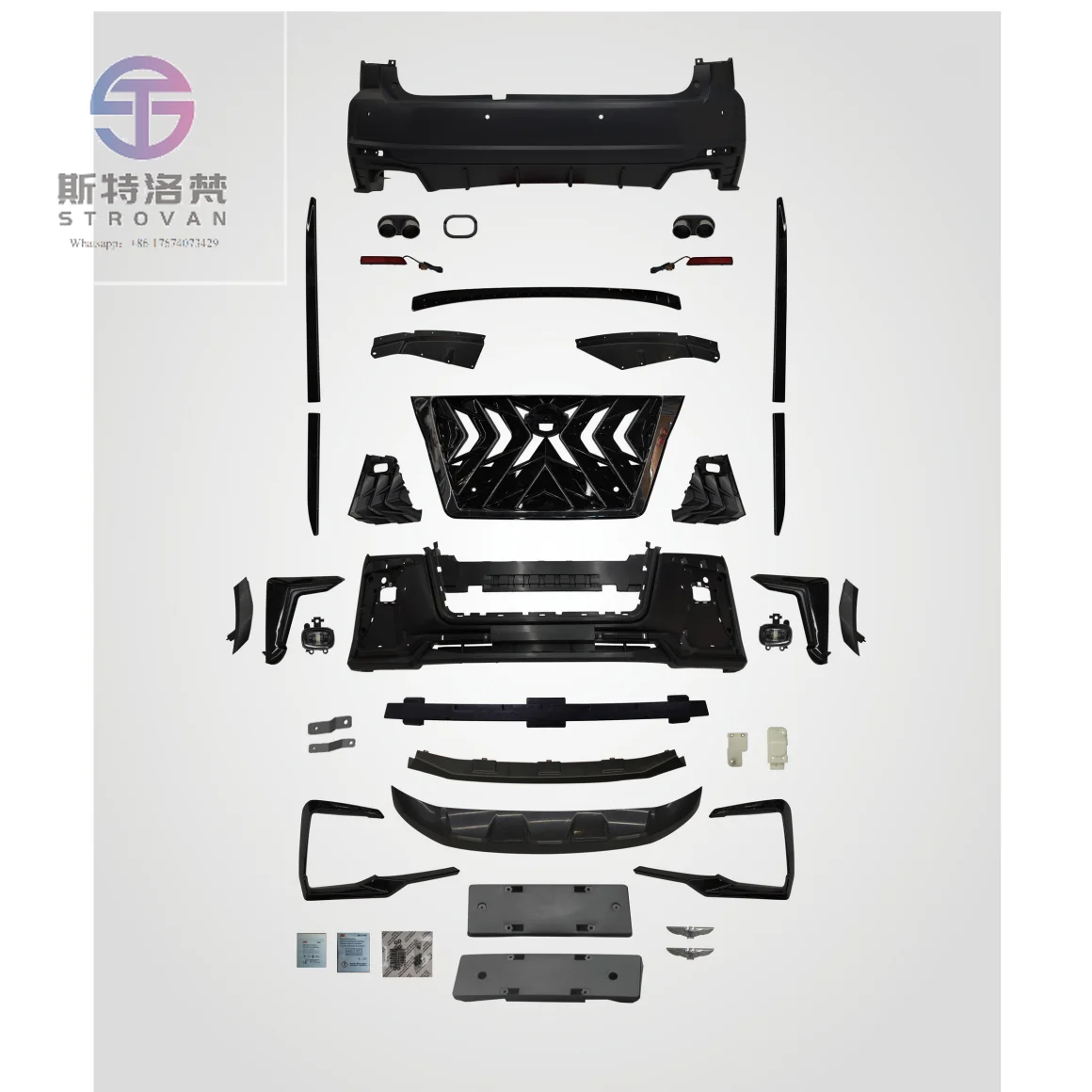 Auto Kits Auto Body Systems Style Facelift Body Kit for PATROL BLACK HAWK CLASSIC BODY KIT 2010-2019