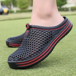 Unisex Sandal Hollow Out Casual Couple Beach Sandal Flip Flops Shoes Non-slide Mens Slippers Women Shoes Beach Slippers