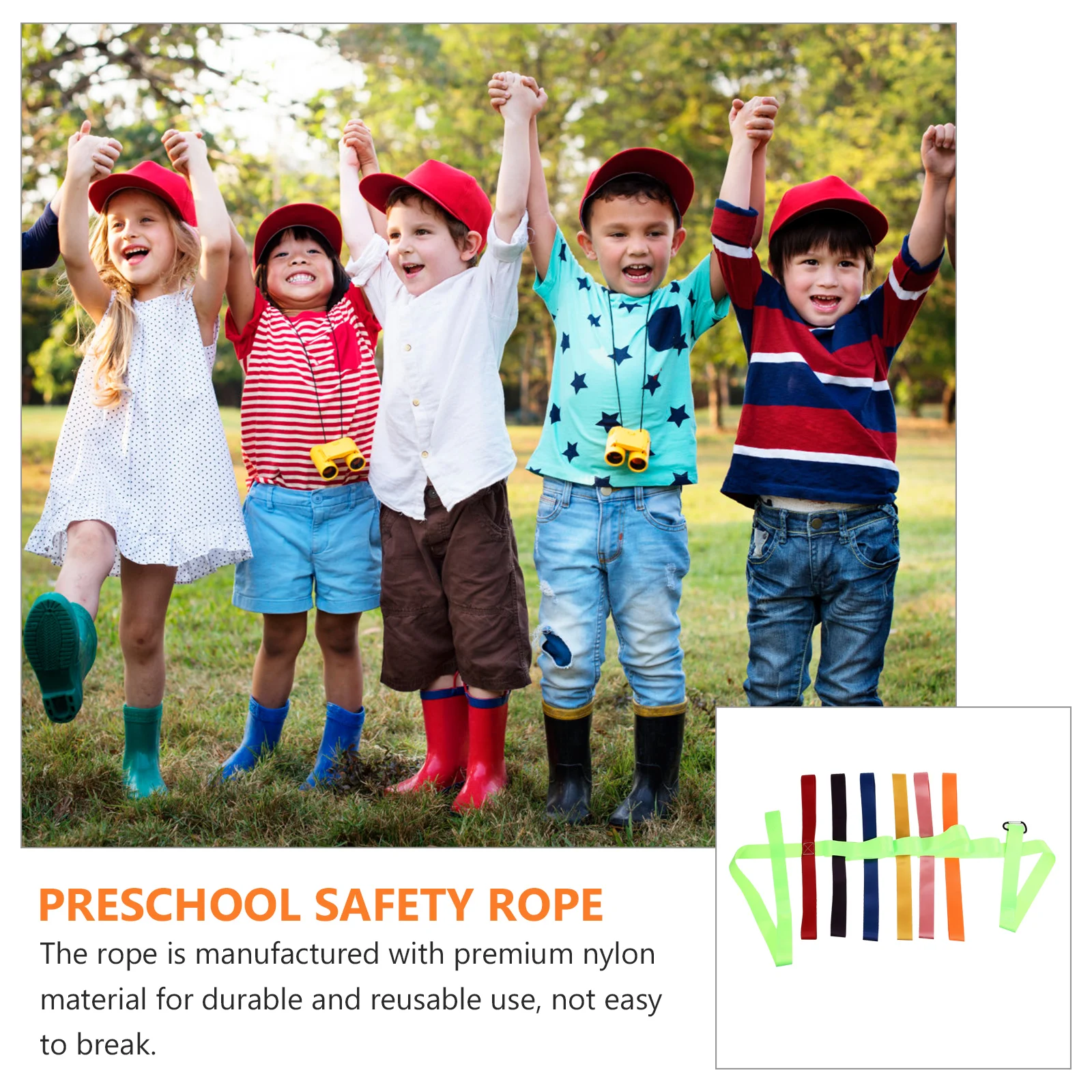 

Child Safety Rope Kids Walking Outdoor Daycare School Nylon for Kindergarten Toddler