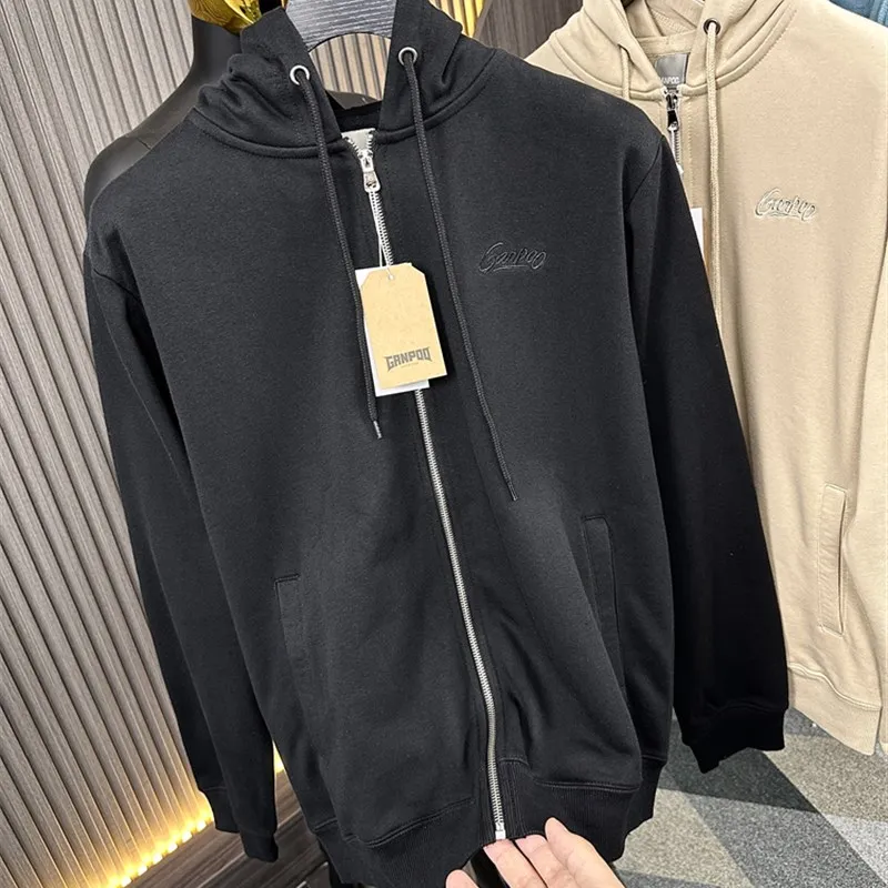 

Faionable Knitted Hat Sweatirt Jaet for Men Autumn Season Versatile Warmth Comfortable Youthful Sle Regular Fit Zippe...