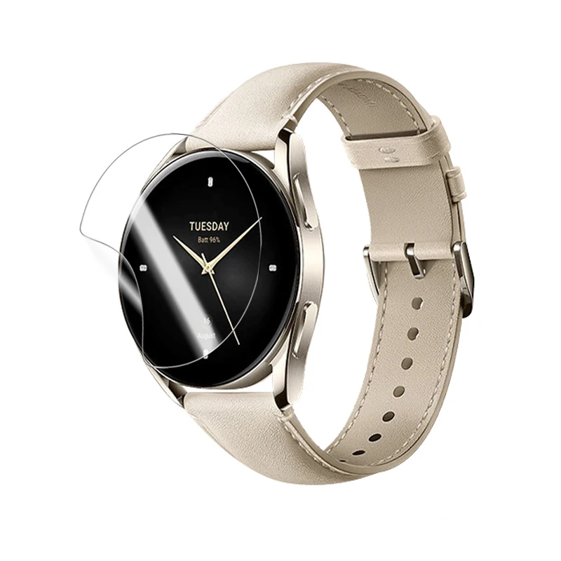 5個tpuソフトクリア保護カバーxiaomi腕時計S2 46ミリメートル42ミリメートルS1プロ/アクティブスクリーンプロテクタースマートアクセサリー