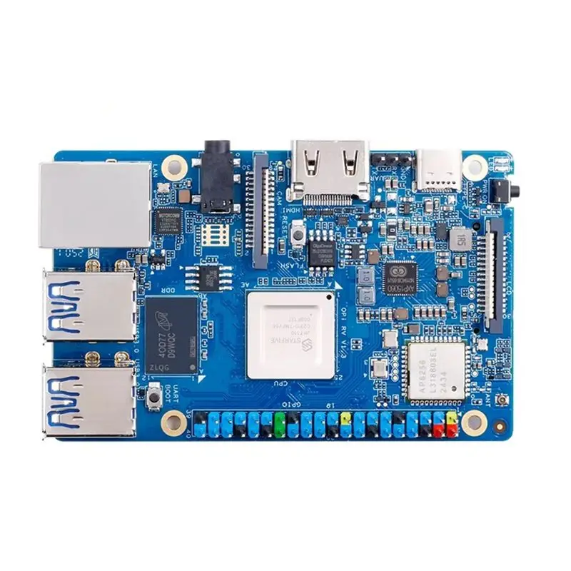 T36c para orange pi rv 4 núcleos RISC-V placa de desenvolvimento processador 64 bits wifi + bt5.0 gigabit ethernet usb3.0 3.5mm pcie2.0