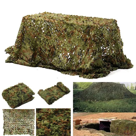 20x13Ft Camping Camouflage Netting Military Camo Sunshade Mesh Hunting Car Cover
