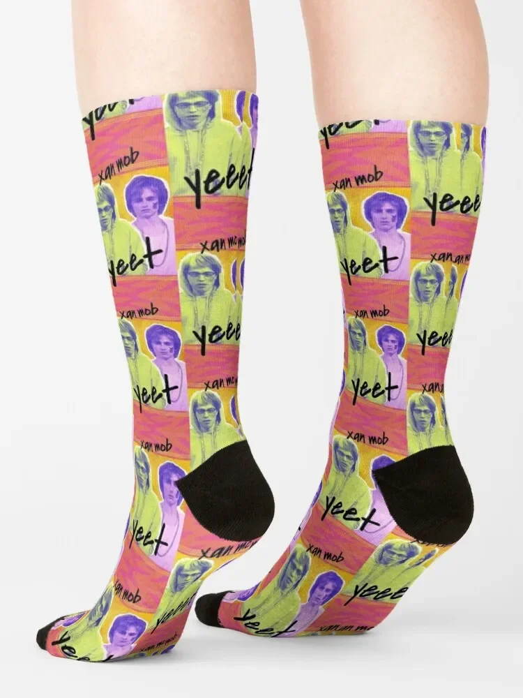 YEET Socks cartoon sheer gift Women Socks Men\'s