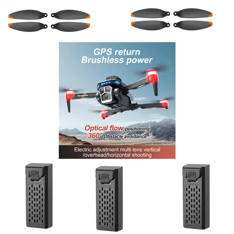 S158 Remote Control RC Drone Spare Parts Battery/Propeller For S158 GPS RC Drone Battery Blades accessory S158 Drone Battery Toy